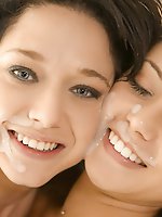 Teen passionate threesome
