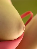 Mai gets naked and plays outdoors