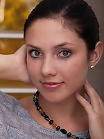 Kantata showcases her delicate snatch, along with her nubile body on the couch.