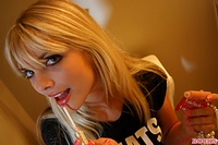 Individual girl tit modeling