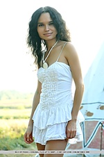 Bushy labia, perky nipples and natural, carefree beauty.