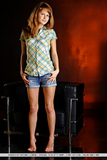 Softcore teasing from a sweet and charming cutie with a firm body.