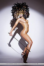 Drenched and sweaty but still smolderingly sexy, raising the temperature further with her artistically seductive poses. Drenched and sweaty but still smolderingly sexy, raising the temperature further with her artistically seductive poses.