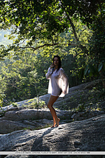 An erotic sight of the alluring jenya d, wet and sexy as the water gush all over her gorgeous, luscious body.