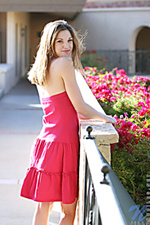 Almost nude young girls