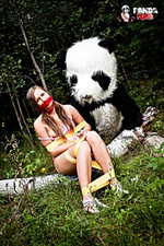 Petite teen panda fuck