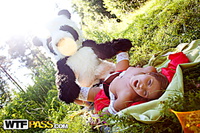 Younger uniform free panda fuck