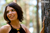Nude beauty in the forest Nude beauty in the forest