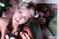 Marvelous teen on bed Marvelous teen on bed