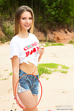 Delicious girl posing
