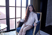 Showing off at the window Showing off at the window