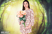 Thin girl with nice booty