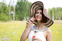 Shapely cutie outdoor