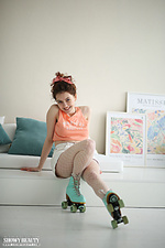 Naughty girl undressing Naughty girl undressing