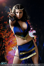 Topless sinful goddesses glamor