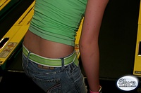 Skye model golden hair titty