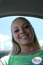 Skye model golden hair titty