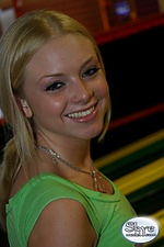 Skye model golden hair titty