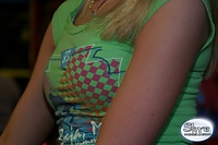 Skye model golden hair titty