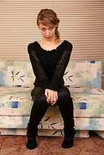 Sexy teen seduces the camera