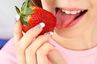 Strawberry, cream & juice