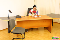 Passionate teen girl