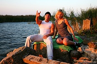 Outdoor teen threesome