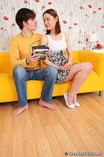 Natural teen gets her snatch drilled by huge cock Natural teen gets her snatch drilled by huge cock