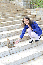 Brunette in stockings Brunette in stockings