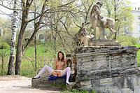 Flawless babe outdoors Flawless babe outdoors