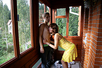 Young european nudists