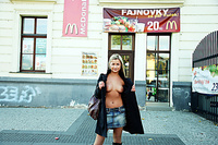 Girls offline periodical outdoors