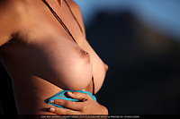 Mountain sunset Mountain sunset